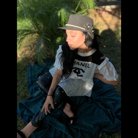 Summer rose hat